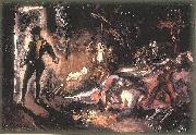 Max Slevogt Don Giovannis Begegnung mit dem steinernen Gast oil on canvas